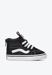 Tênis Vans Infantil Sk8-Hi Zip Black White