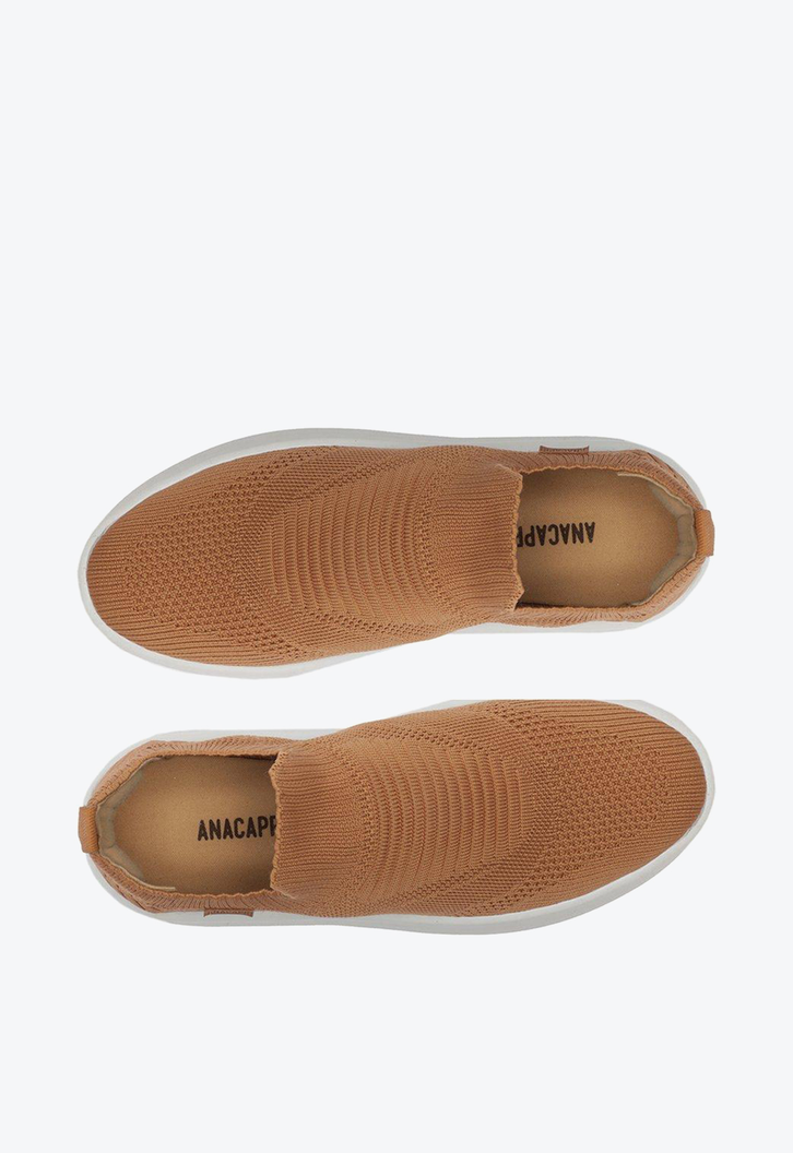 Slip On Flatform Nude Anacapri Knit