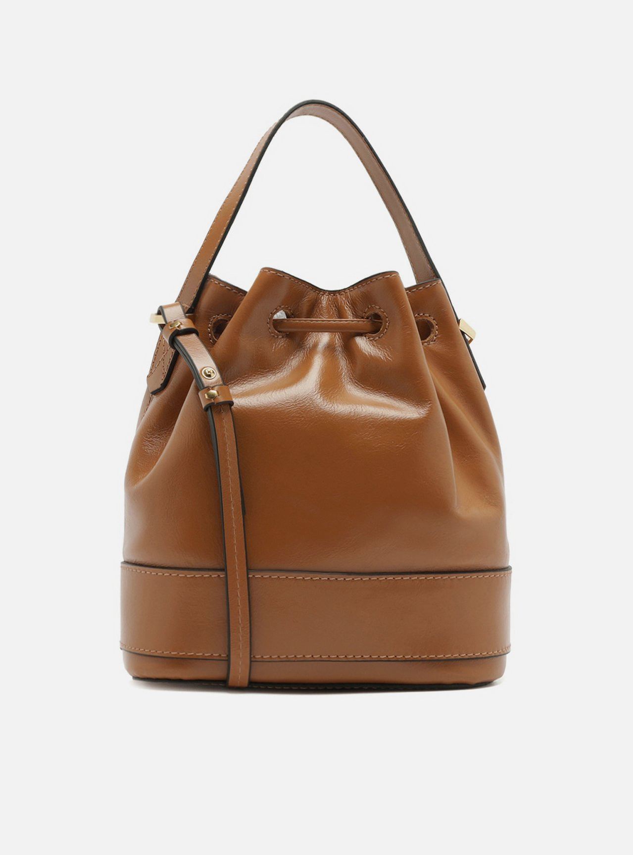 meravel Airy Terry Bucket Bag ブラウン meravel Airy Terry Bucket Bag ブラウン Bolsa Bucket Marrom Média
