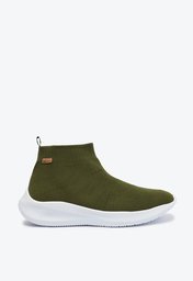 Tênis Slip On Verde Anacapri Cano Alto Knit