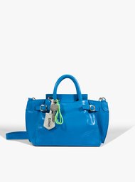 Bolsa Tote Pequena Heaven Couro Azul
