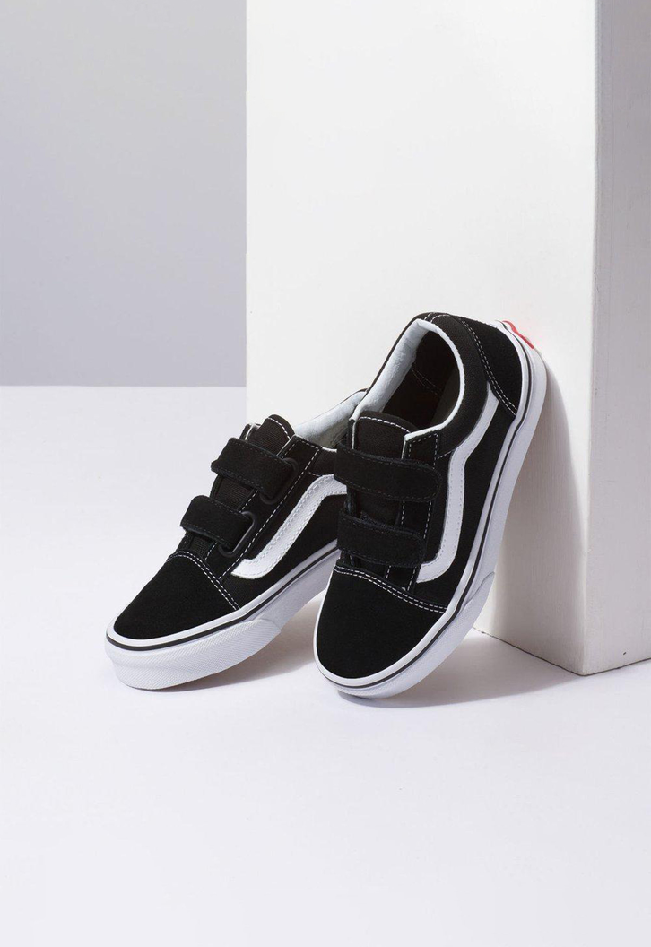 Tênis Vans Infantil Old Skool V Black True White