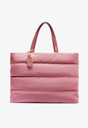 Bolsa Shopping Rosa Anacapri Grande Fluffy Nylon