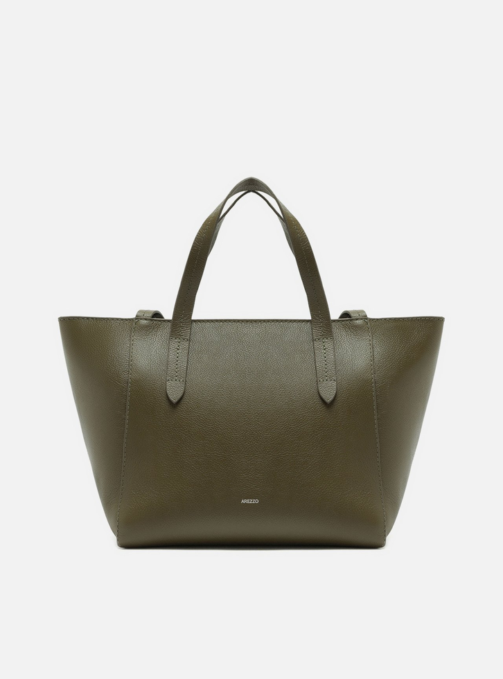 Bolsa Tote Verde Arezzo Couro Brenda Grande