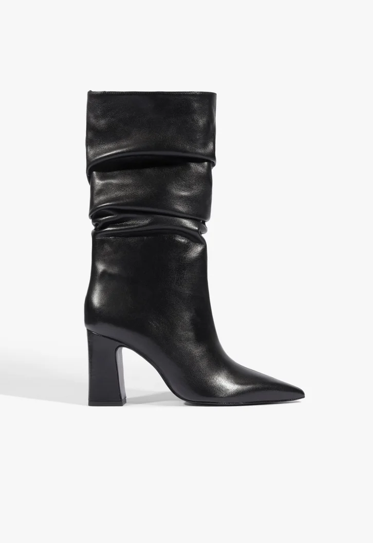 Bota Harriet Couro Preta