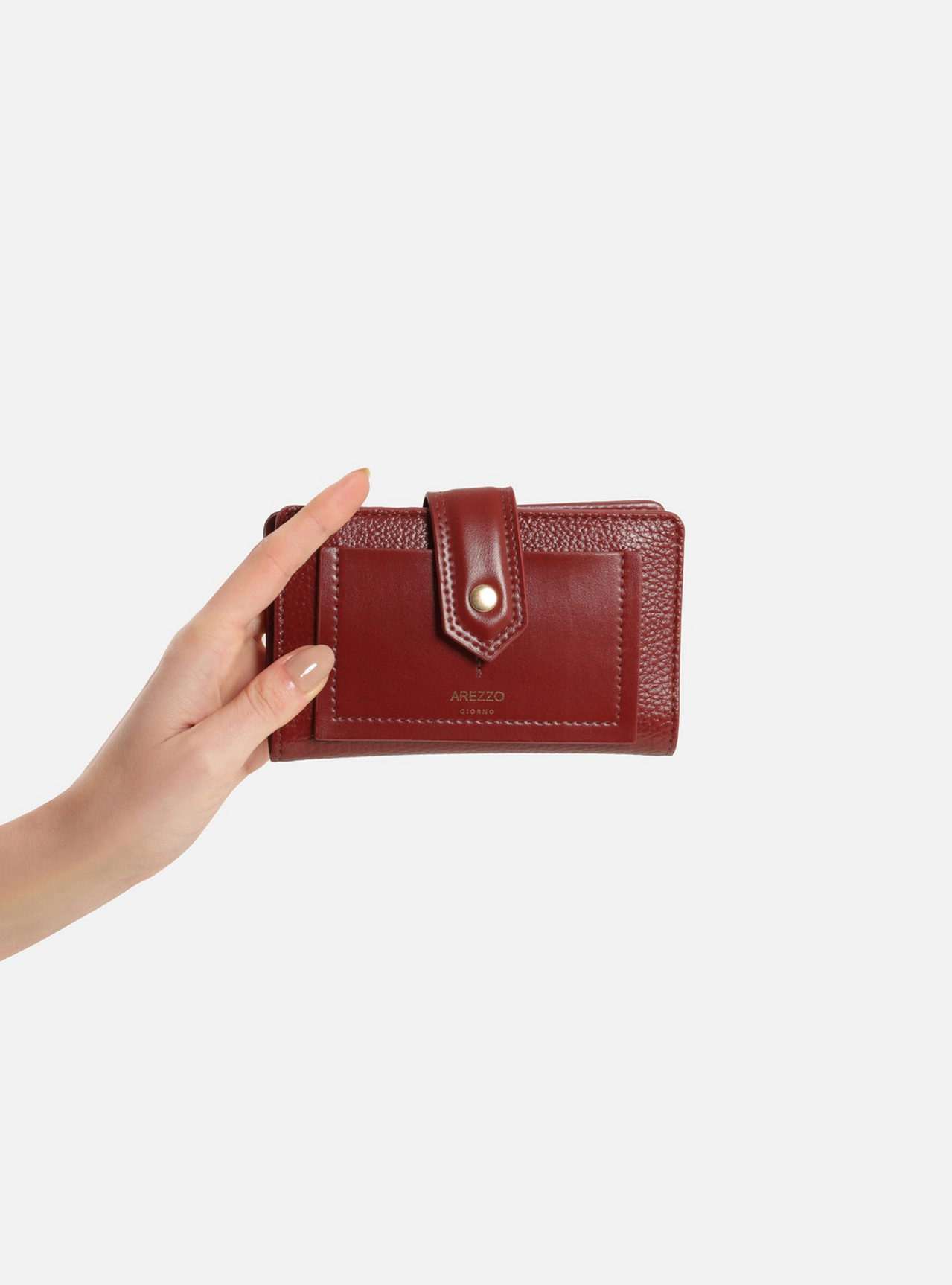 Carteira Vermelha Pequena Bolso Lapela | ZZ MALL