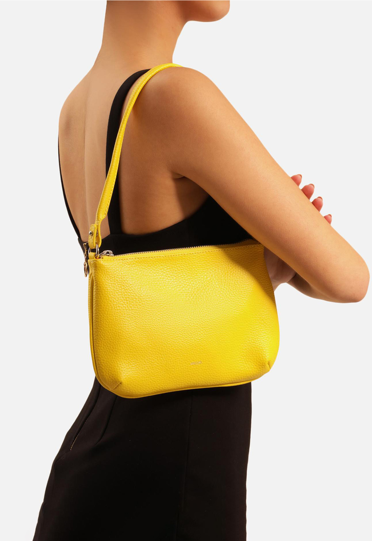 Bolsa Tiracolo Amarela Arezzo Luisa Pequena