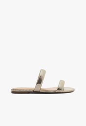 Flat New-S Girlie Studs Couro Offwhite