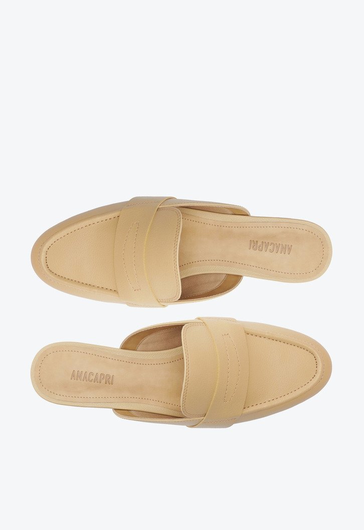 Mule Liso Monocolor Bege | ZZ MALL