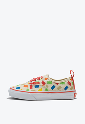 Tênis Authentic Infantil Elastic Lace Haribo White Red