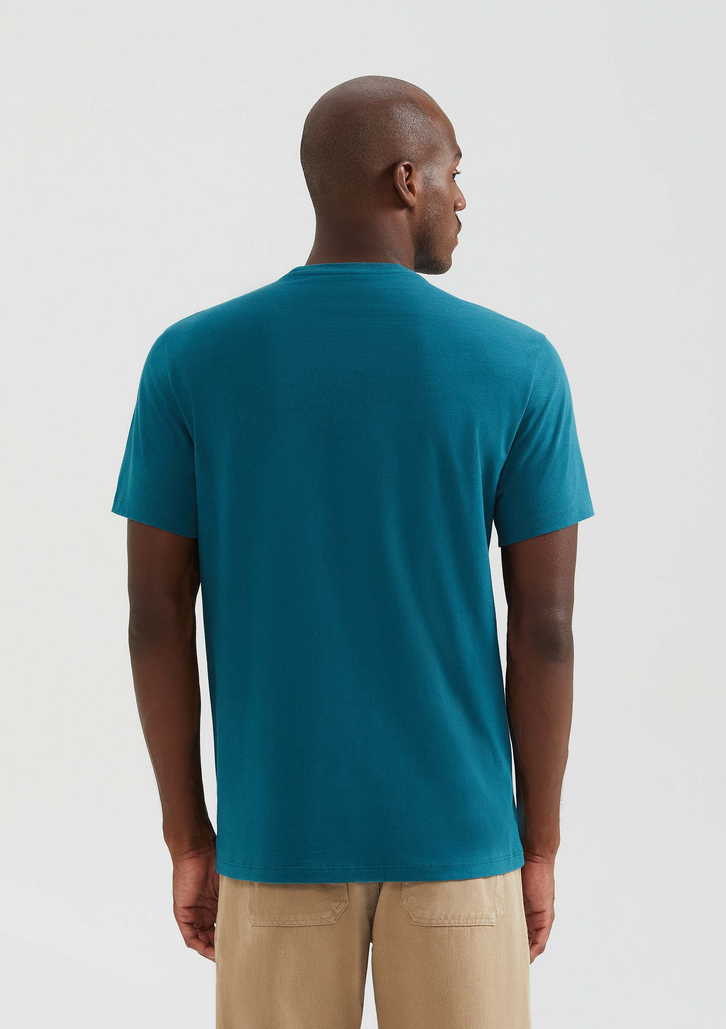 Camiseta Básica Verde Hering Comfort Super Cotton