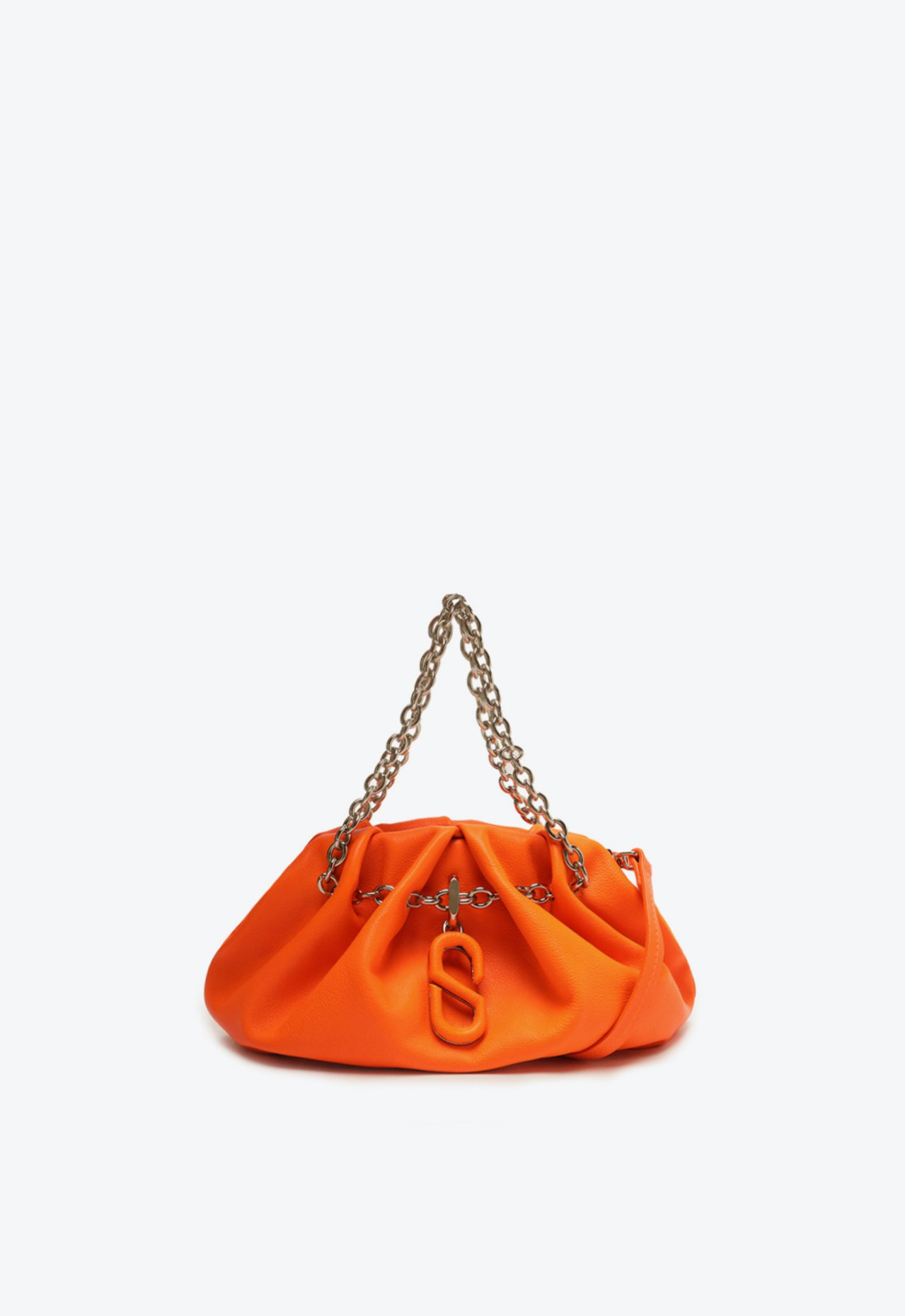 Bolsa Laranja Schutz Transversal S Couro | ZZ MALL