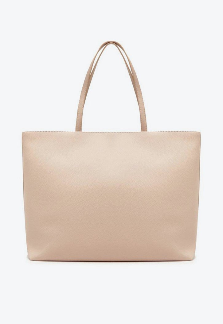Bolsa Shopping Nude Zíper Grande