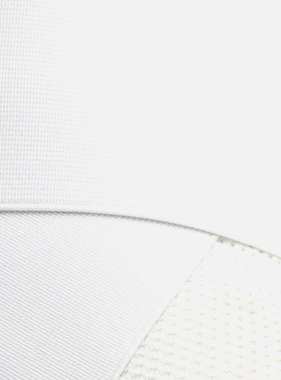 SLIP ON BRANCO AREZZO TECIDO SOLA BAIXA ELÁSTICOS