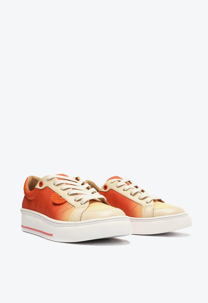 Tênis Flatform Laranja Multicolorido Anacapri Lolla