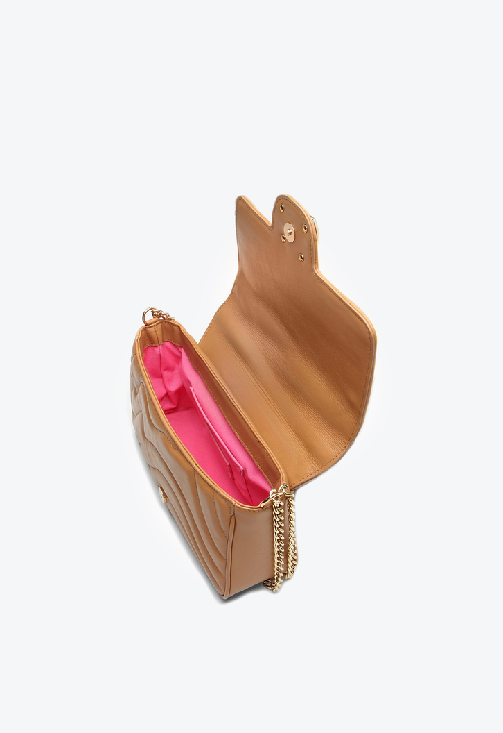 Bolsa Tiracolo Lily Média Marrom