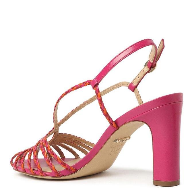 sandalia arezzo rosa