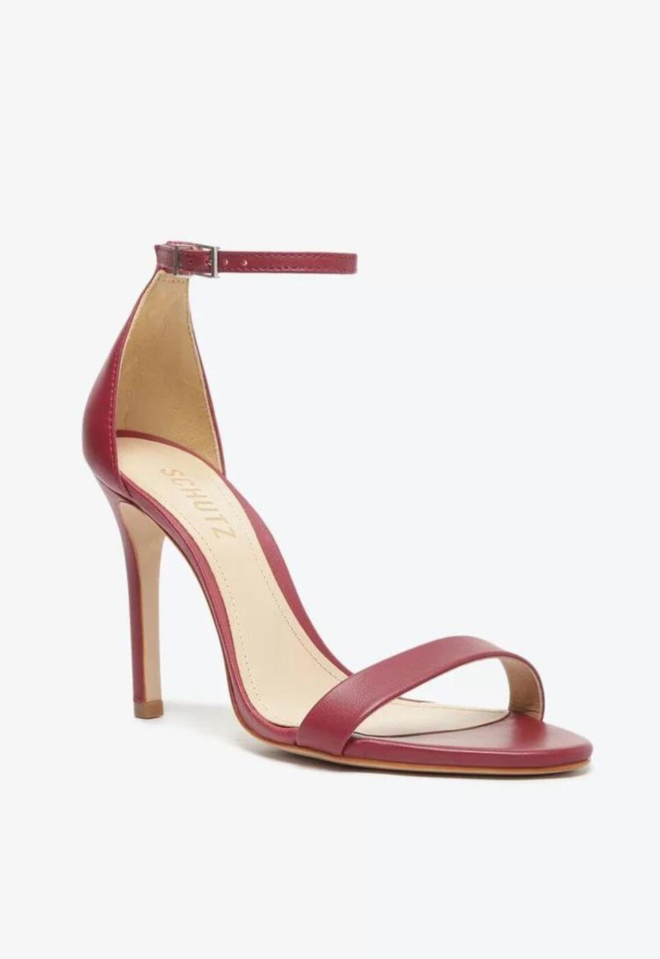 Sandalia gisele hot sale schutz vermelha