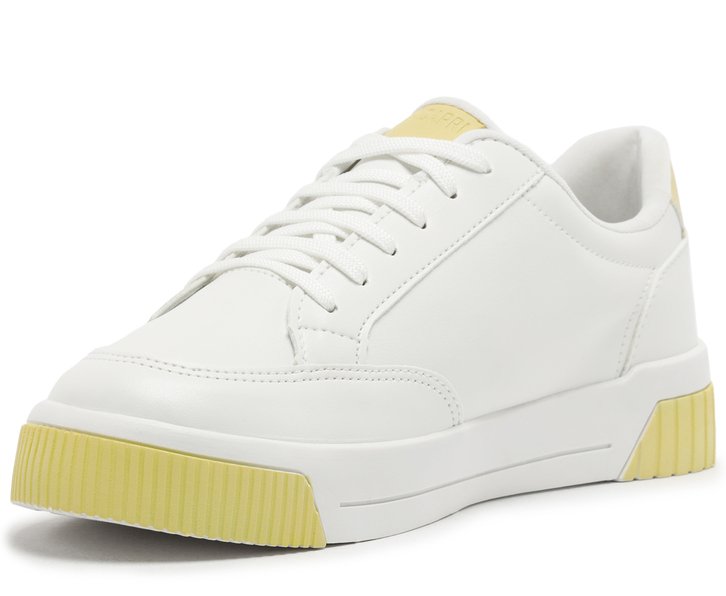 Tênis Branco E Anacapri Sola Vulcanizada Urban Furinhos Blush