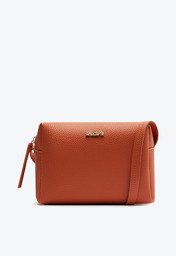 Bolsa Tiracolo Média Arredondada Laranja