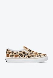 Tênis Slip-On Leopard Glitter Brown True White Infantil