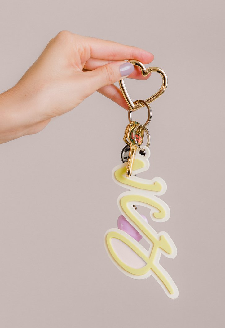 Chaveiro Bag Charm VCZ  Amarelo