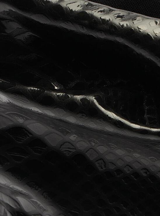 BOTA SNAKE PRETA AREZZO SALTO ALTO FINO SLOUCHY