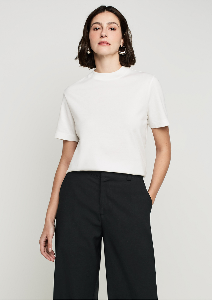 Camiseta Off-White Dzarm Reta Decote Redondo Estampada