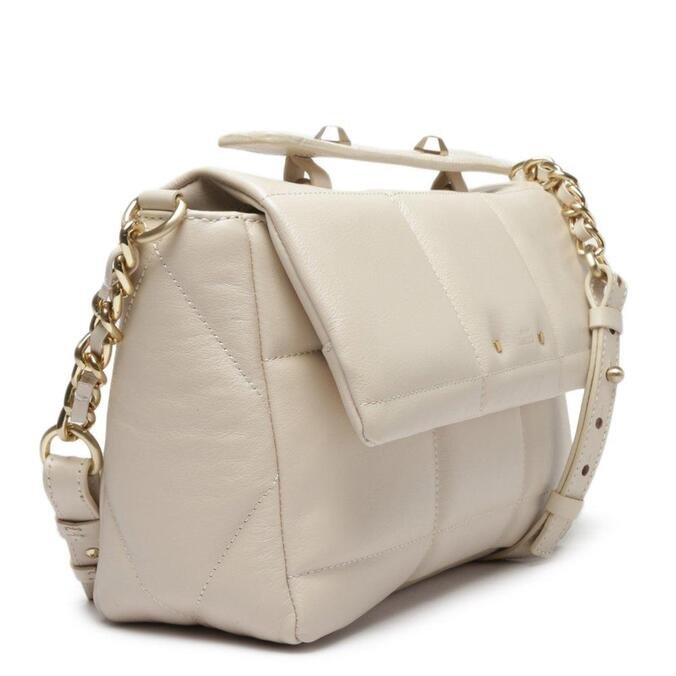 small white satchel handbolsa