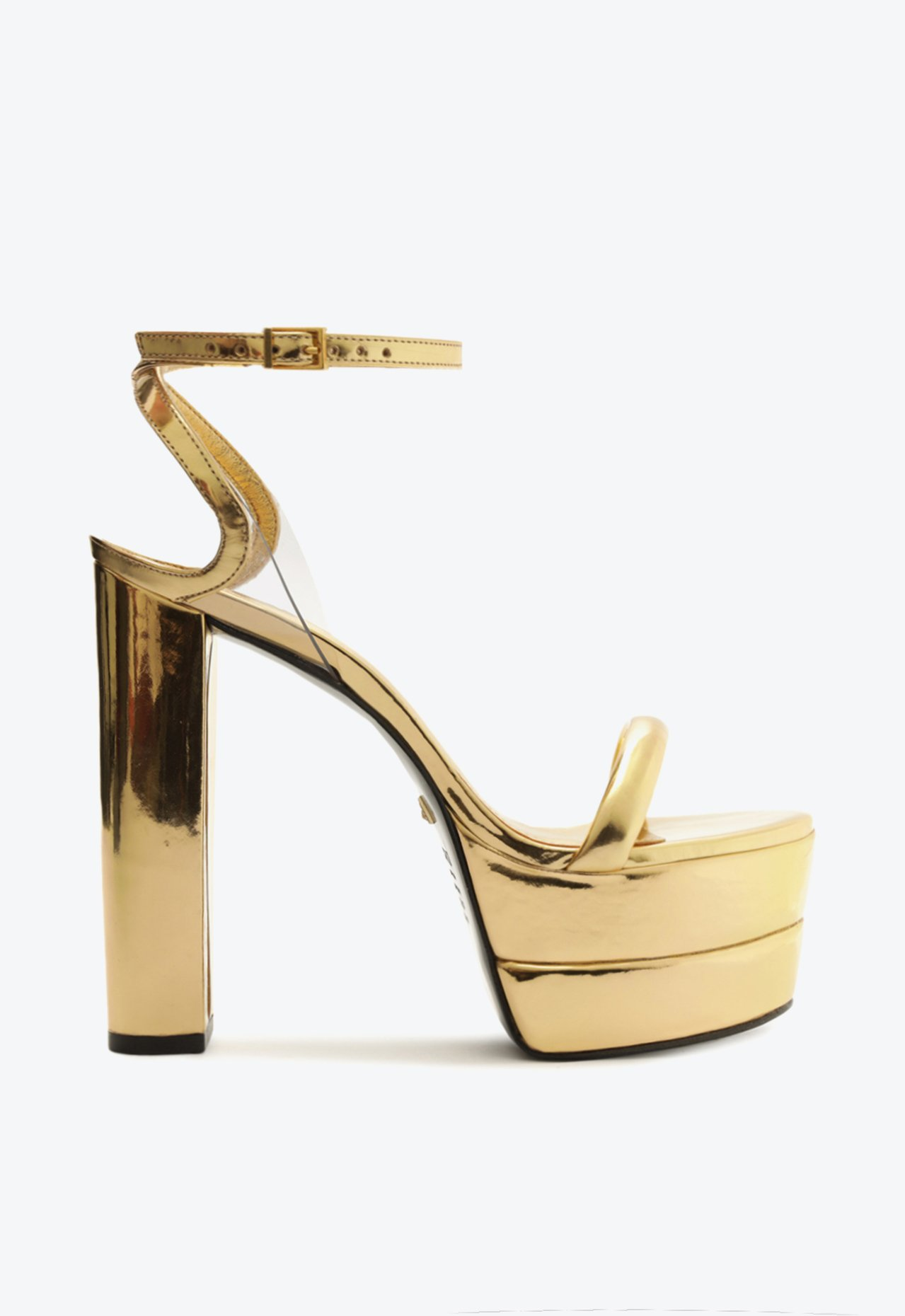 バーゲンで Alto Salto Schutz Dourada Pata Meia Sandália | MALL ZZ ネット