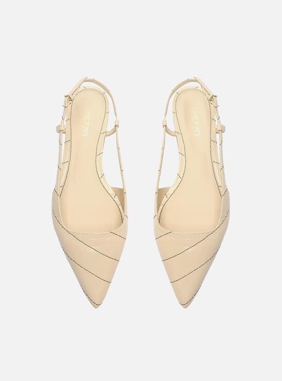 SAPATILHA OFF-WHITE AREZZO VERNIZ ABERTA HELENA