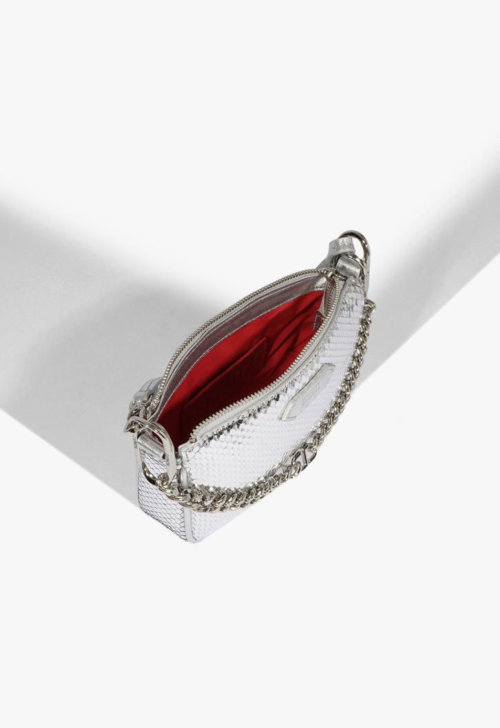 Crossbody Prata Schutz Emmy Texture