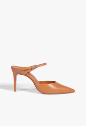 Mule Marrom Schutz Laura Couro