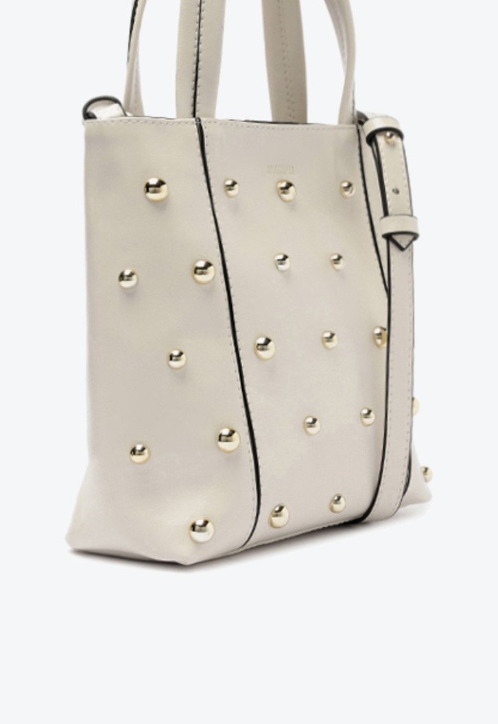 Bolsa Tote Pequena Megan Branca