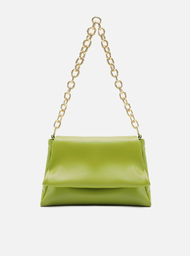 Bolsa Tiracolo Verde Arezzo Média Alça Extra Corrente