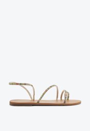 Sandália Multicolor Anacapri Tiras Delicada Pedrarias