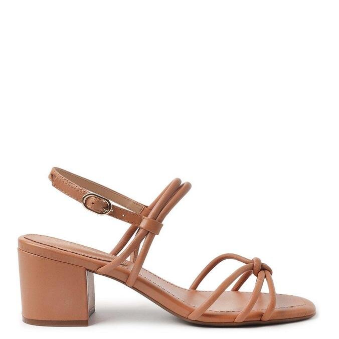 Sandalia arezzo marrom