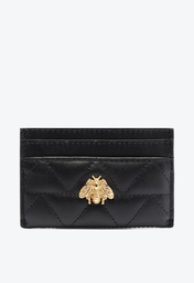 Porta-cartões Preto Schutz Believe Couro Matelassê