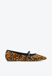 Sapatilha Animal Print Schutz Camurça