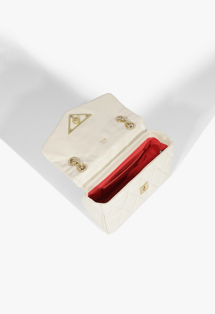 Bolsa Tiracolo Branca Schutz Média 944 Couro