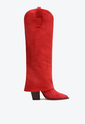 Bota Vermelha Schutz Woody Up Cloak