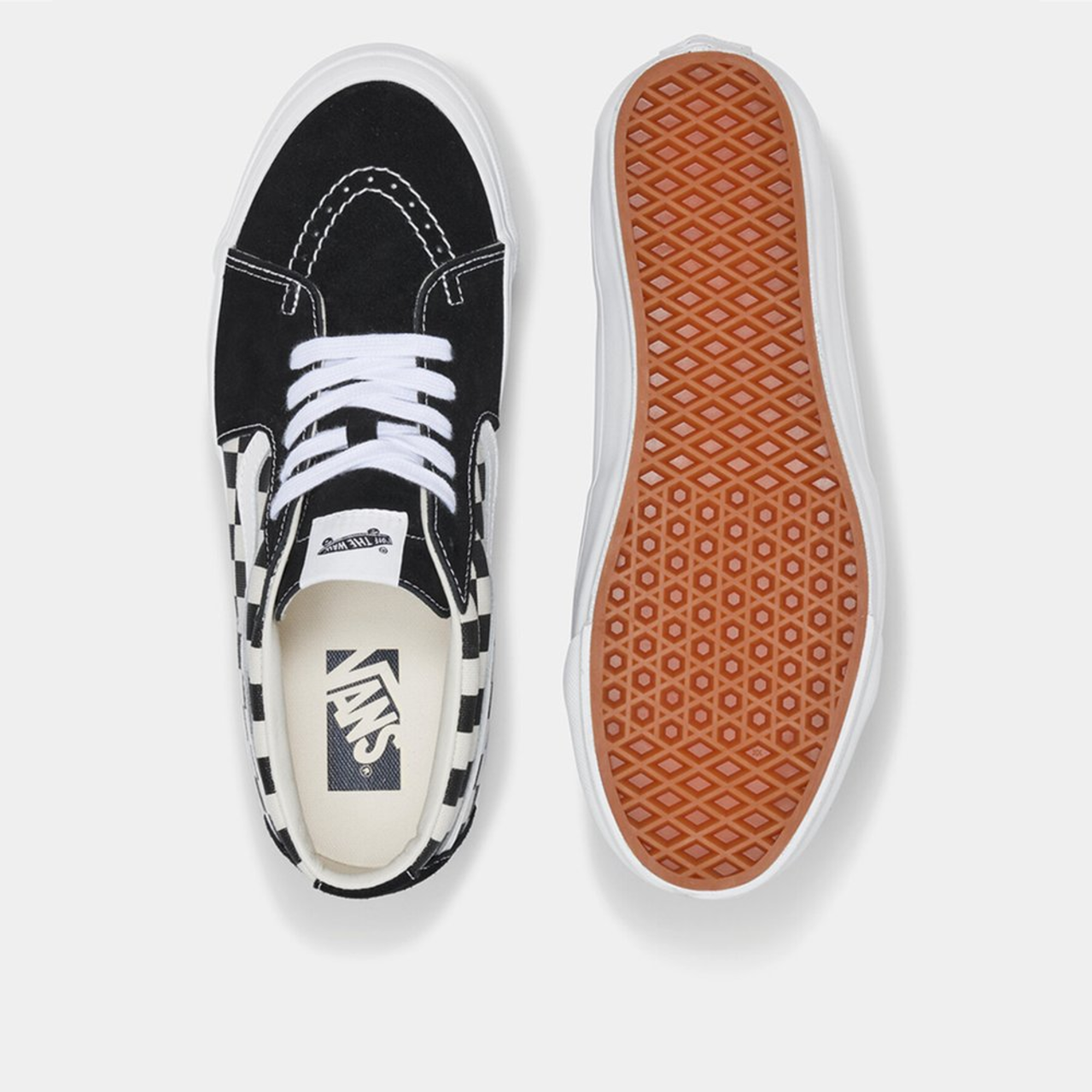 Tênis Sk8-Mid Premium Lx Checkerboard Black Off White | ZZ MALL