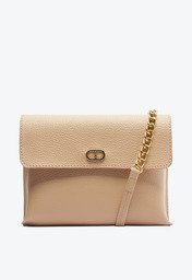 Bolsa Tiracolo Pequena Minimal Bege