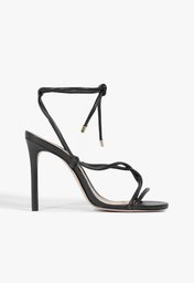 Sandália Schutz Salto Strings Twist Black