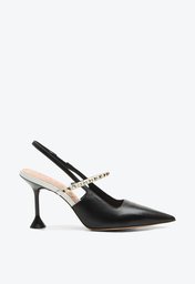 Slingback Preto Vicenza Chiara