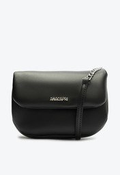 Bolsa Crossbody Preta Anacapri Média Arredondada