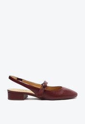 Sapatilha Salto Bloco Chanel Classy Roxa
