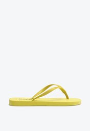 Kit Anacapri Chinelo Branco E Bolsa Verde Citron Flork