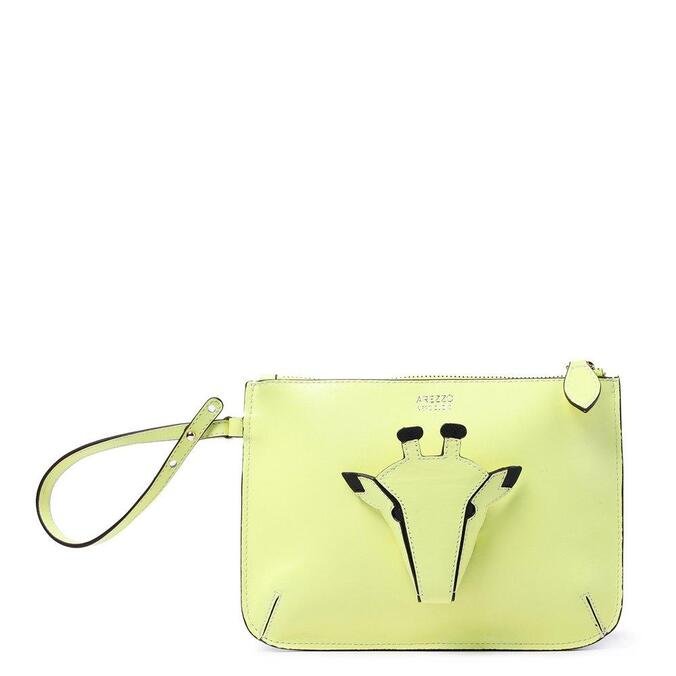 clutch verde arezzo