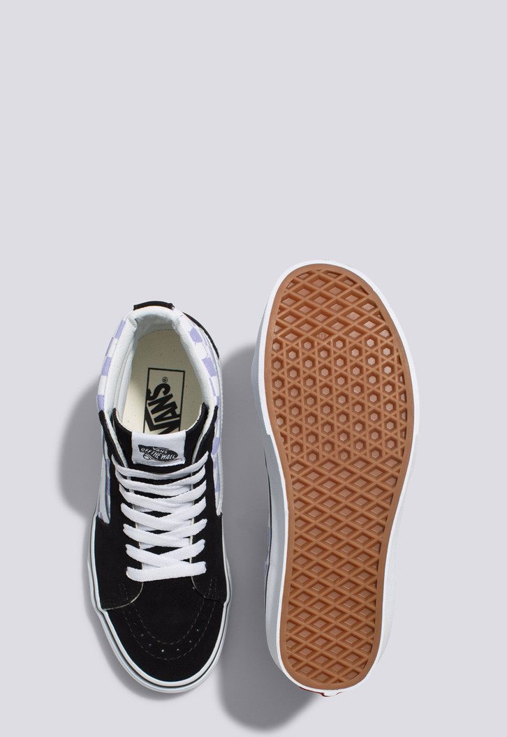 Tênis Sk8-Hi Floral Checkerboard Lavender Black